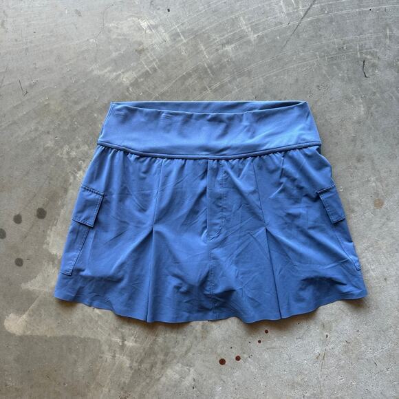 Offline by Aerie Real Good Pocket Skort Women's L Blue Athletic Tennis Skirt - Picture 1 of 9